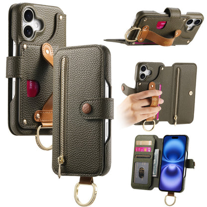 Litchi-pattern phone case