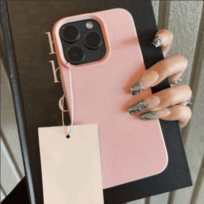 Litchi Pattern TPU Phone Case for iPhone