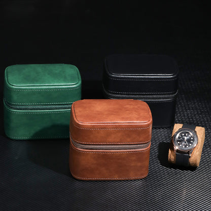 Litchi-pattern watch box