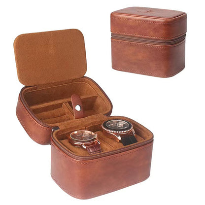 Litchi-pattern watch box