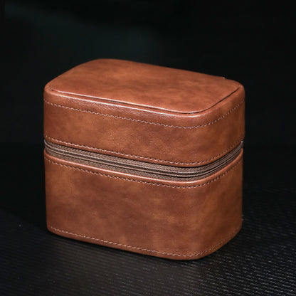 Litchi-pattern watch box