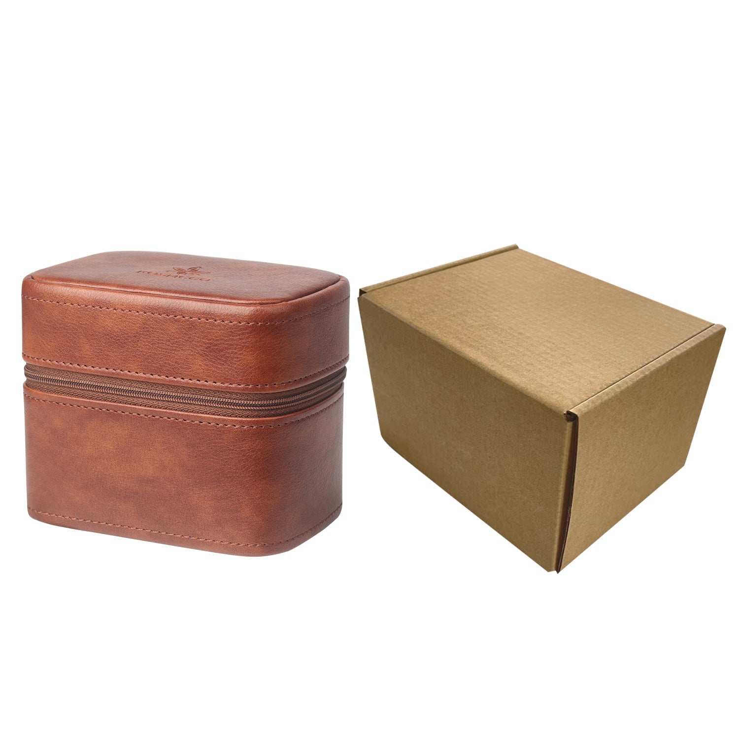 Litchi-pattern watch box