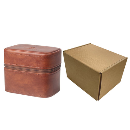 Litchi-pattern watch box