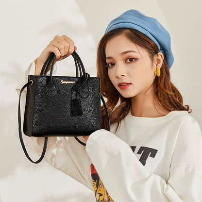 Litchi Pattern Women Handbag