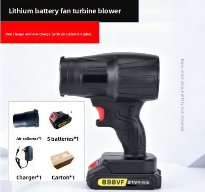 Lithium battery blow fan
