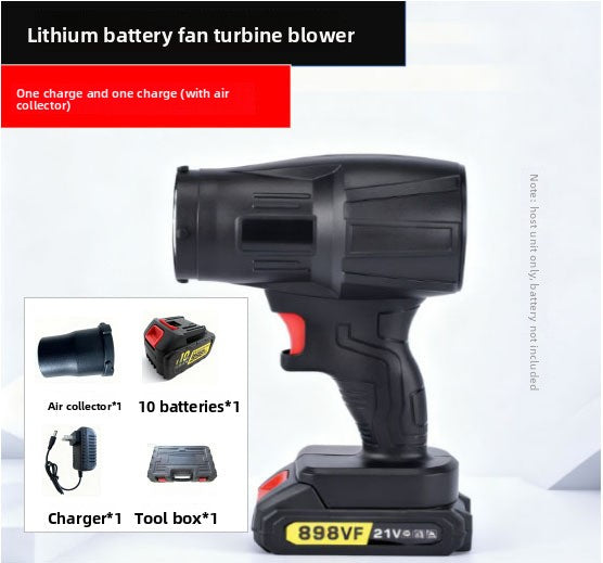 Lithium battery blow fan