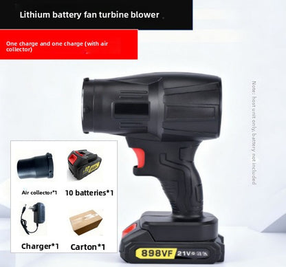 Lithium battery blow fan