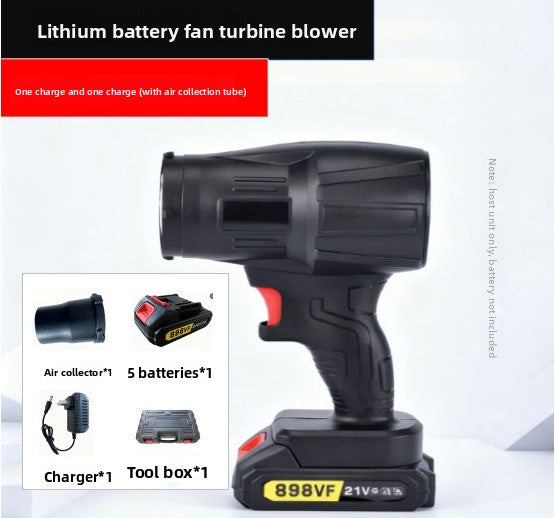 Lithium battery blow fan