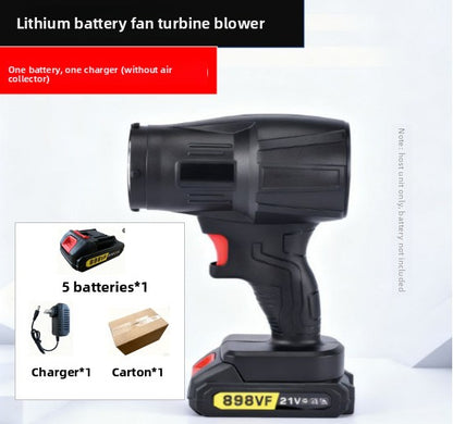 Lithium battery blow fan