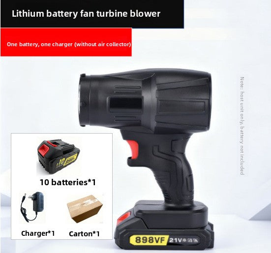 Lithium battery blow fan