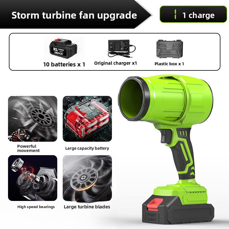 Lithium Battery Leaf Blower with Turbo Fan