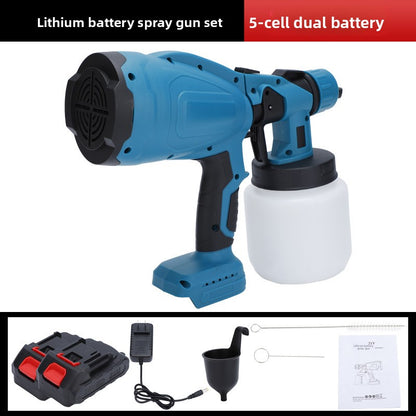Lithium Battery Paint Spray Gun with High Atomization