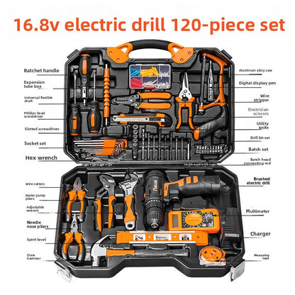 Lithium Battery Powered Hand Drill Tool Set