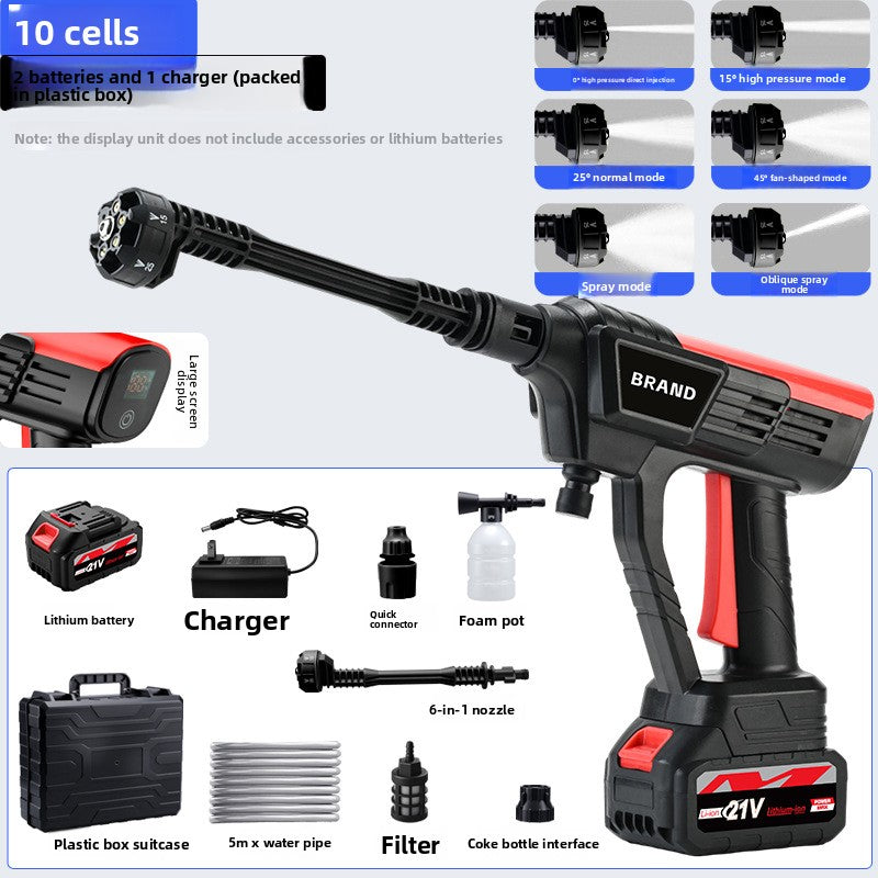 Lithium Battery Wireless Pressure Washer Gun