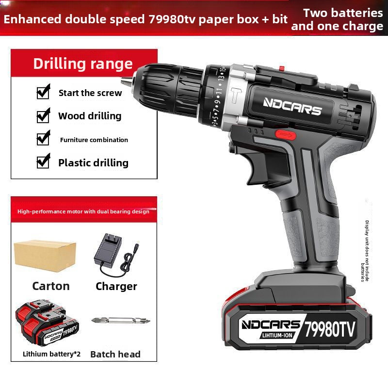 Lithium Cordless Drill Driver with Impact Function