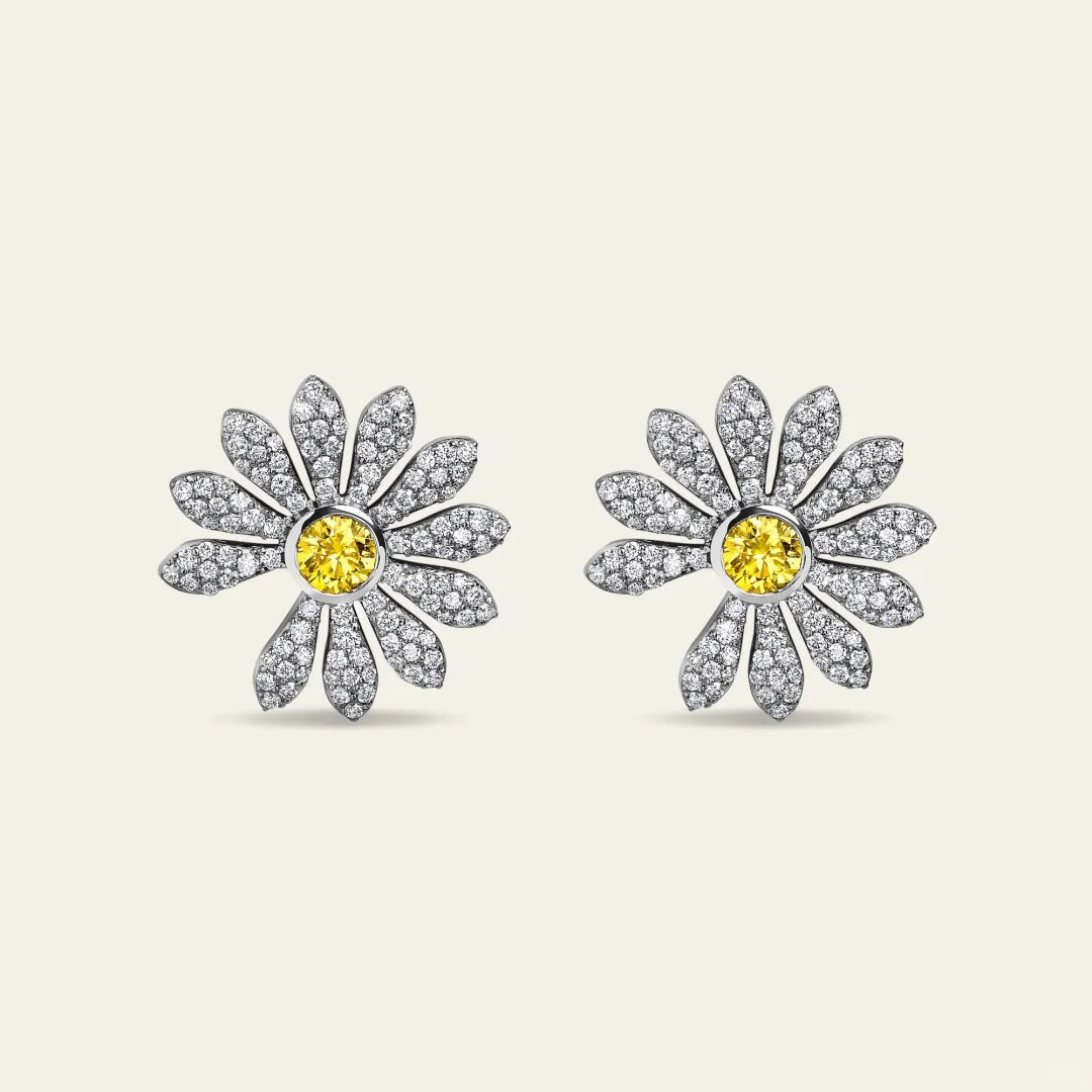 Little daisy earrings