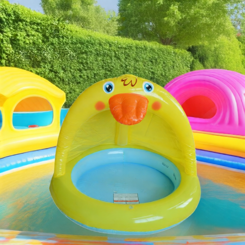 Little Yellow Duck Fountain