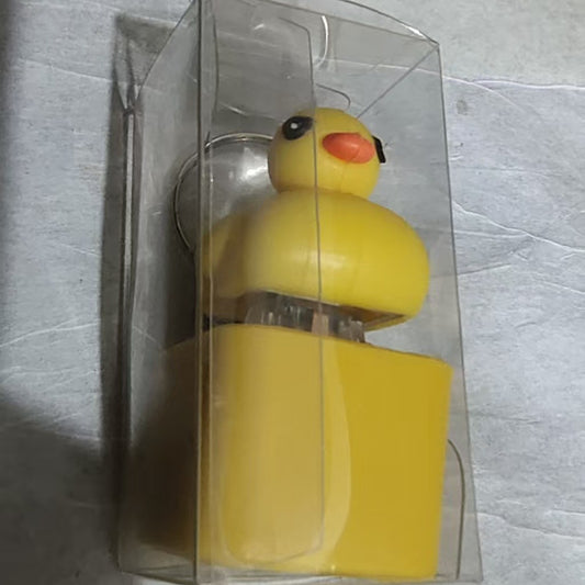 Little Yellow Duck Press Button Sound Toy Keychain