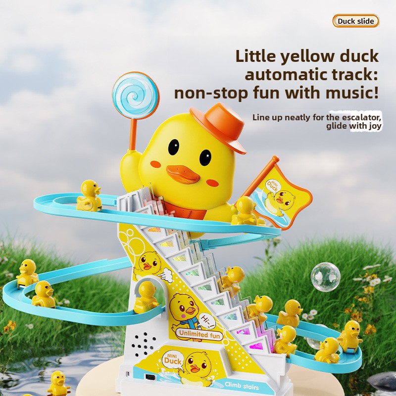 Little yellow duck slide track