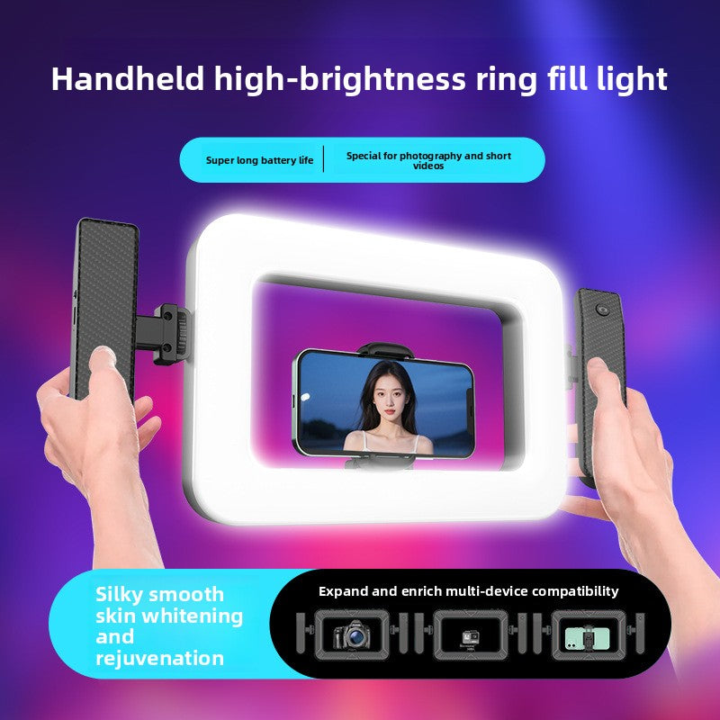 Live Streaming Handheld Ring Light