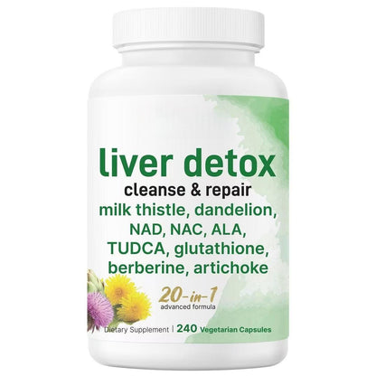 Liver Detox Capsules Dietary Supplement