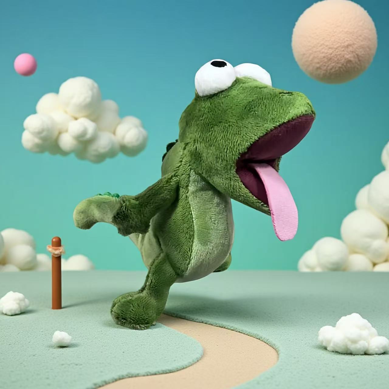 Lizard plush toy