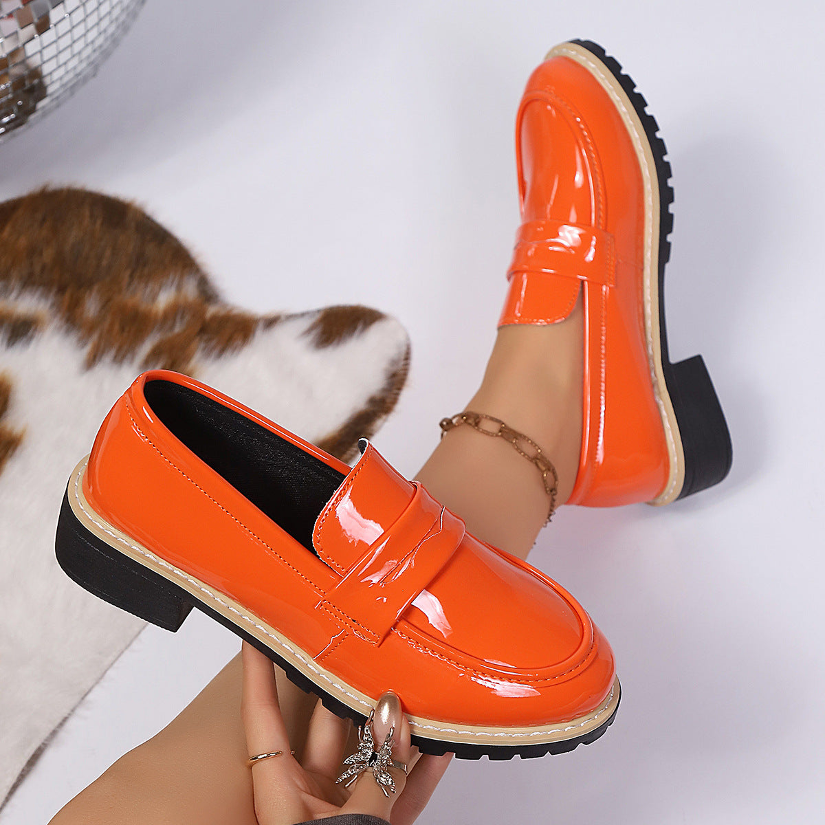 Loafer Platform Flats