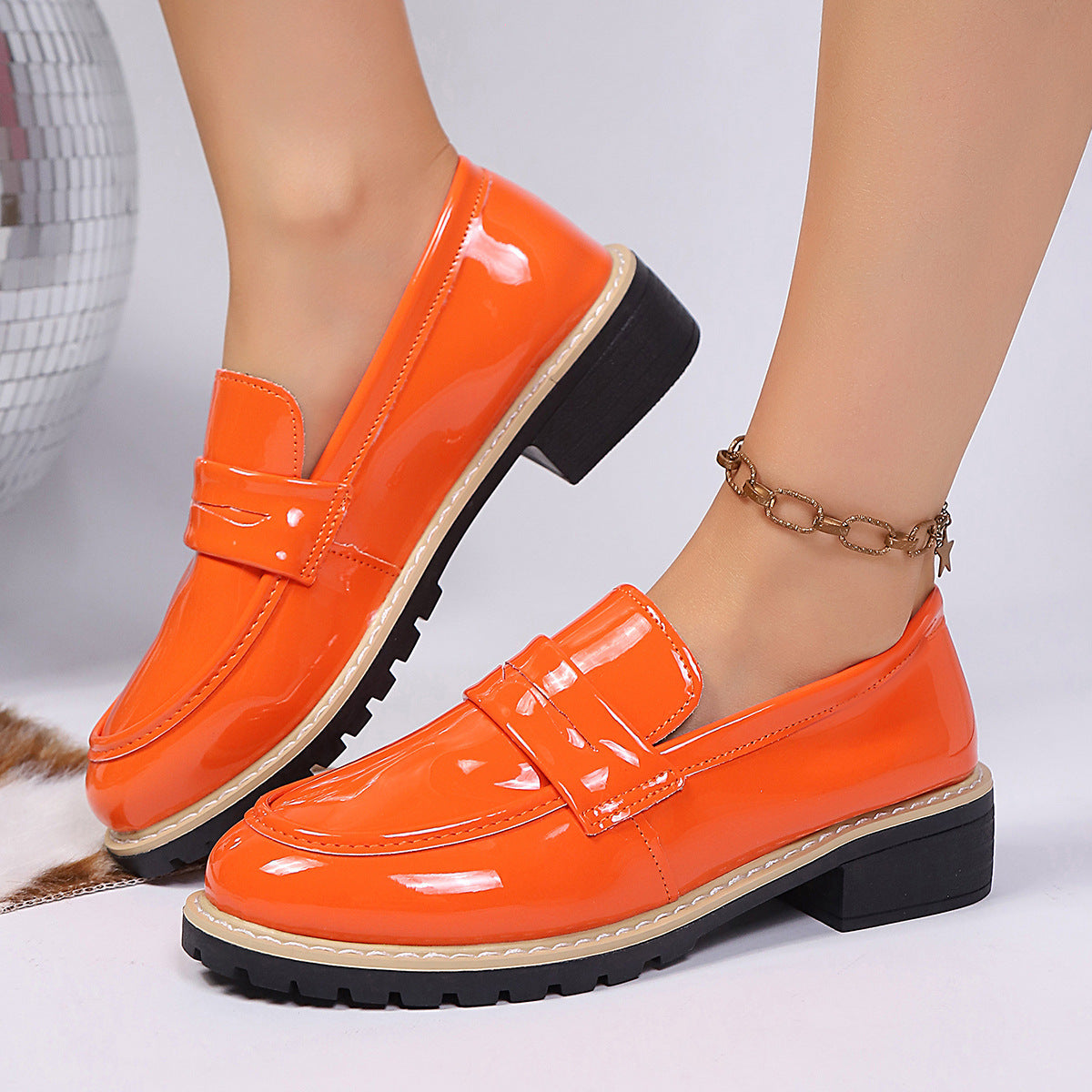Loafer Platform Flats