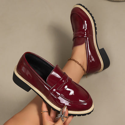 Loafer Platform Flats