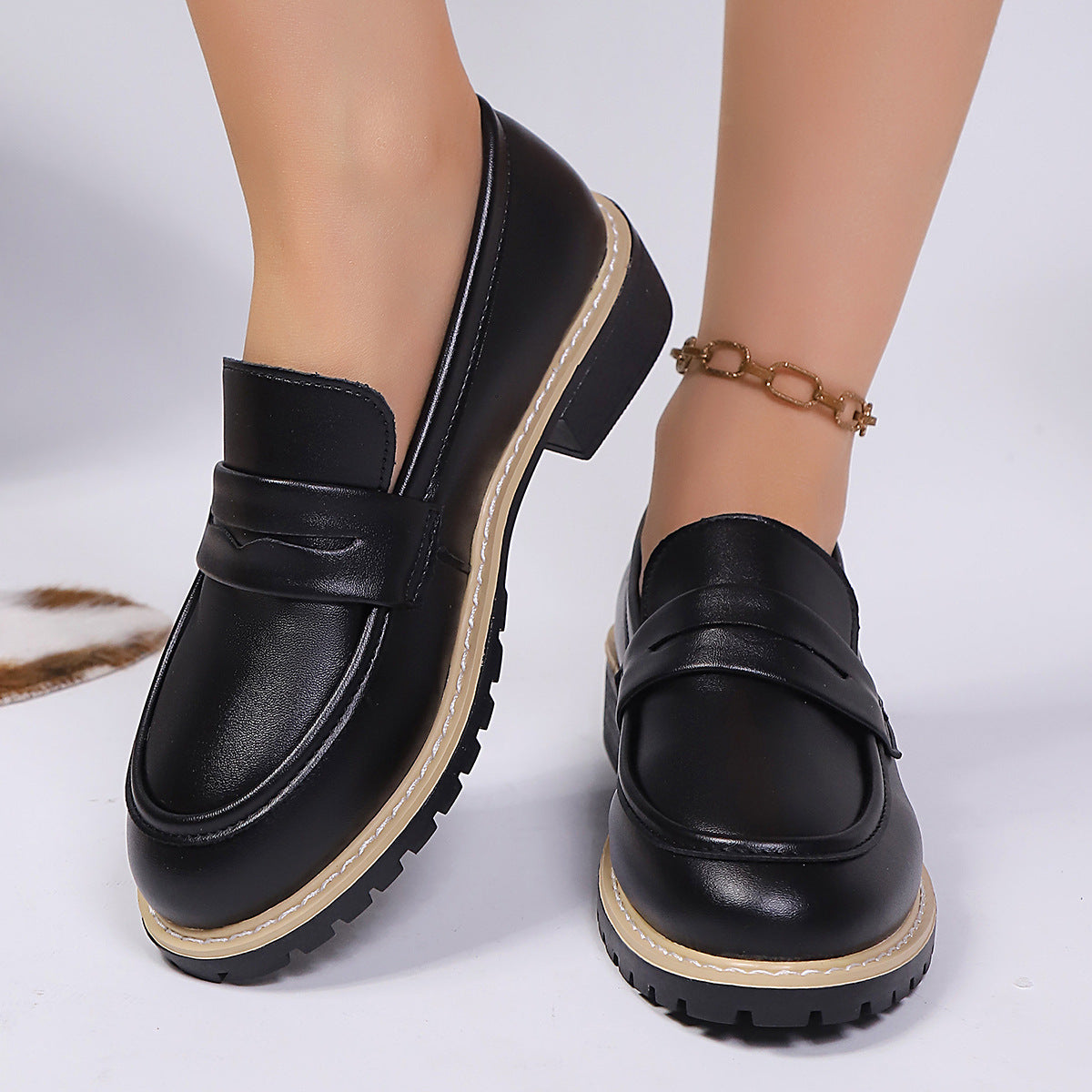 Loafer Platform Flats
