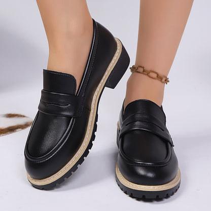 Loafer Platform Flats