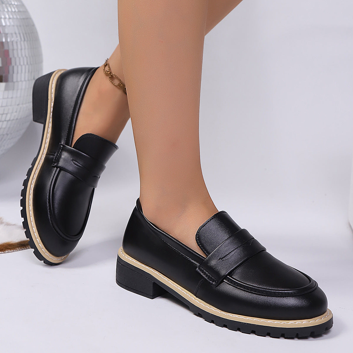 Loafer Platform Flats