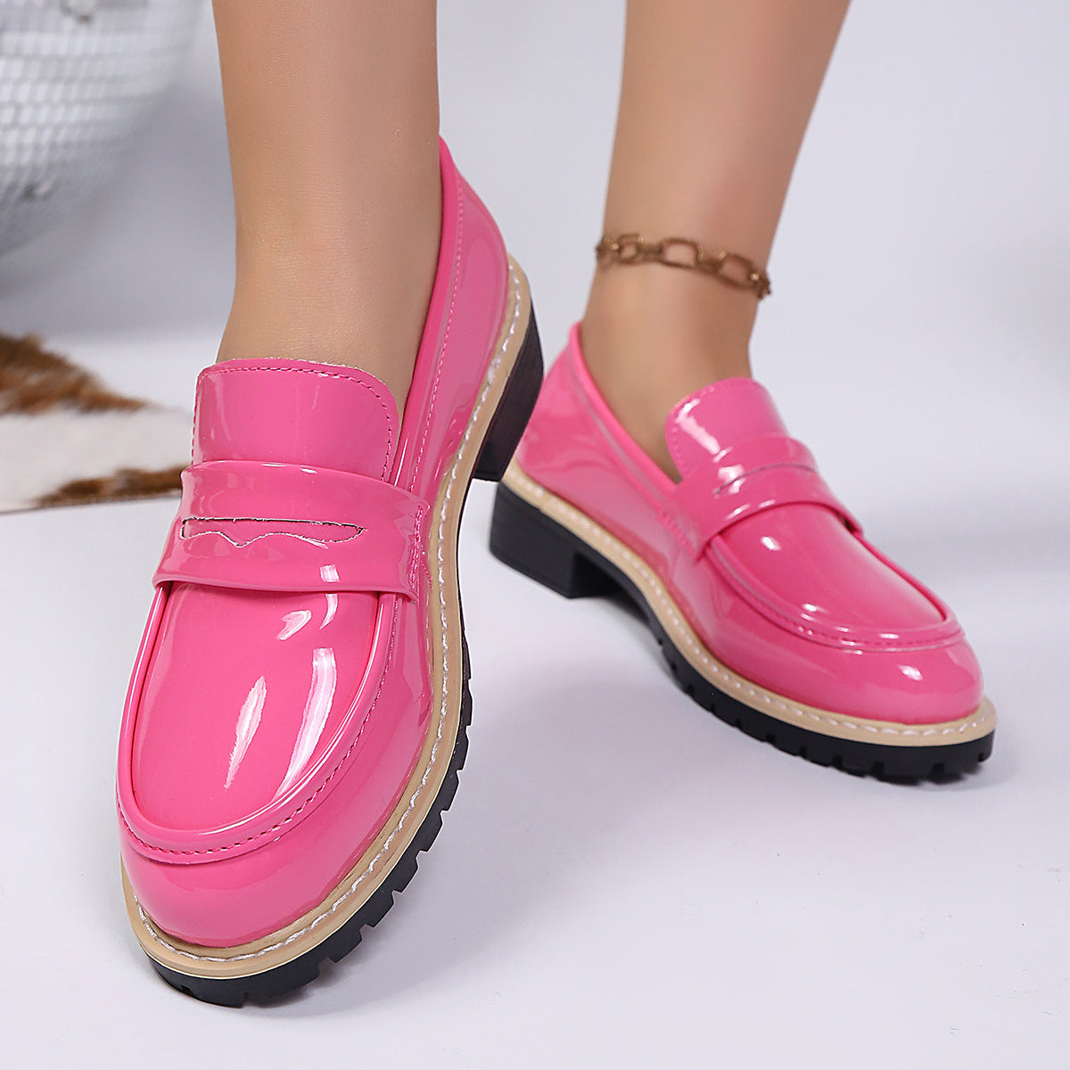 Loafer Platform Flats