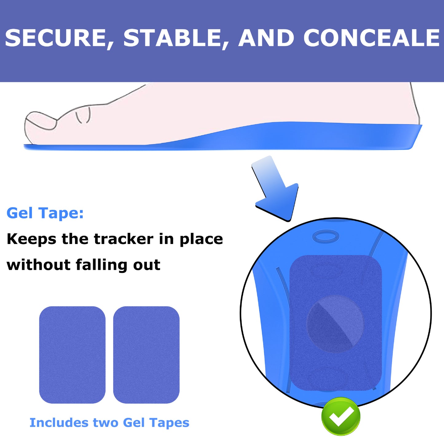 Locator tracking insole anti-loss device
