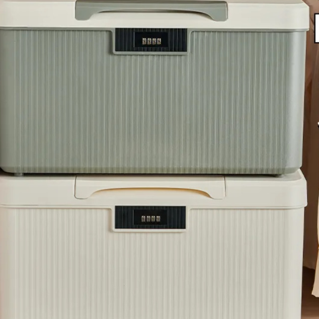 Lockable combination storage box