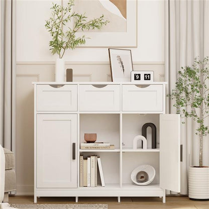 Locker with drawers and shelves