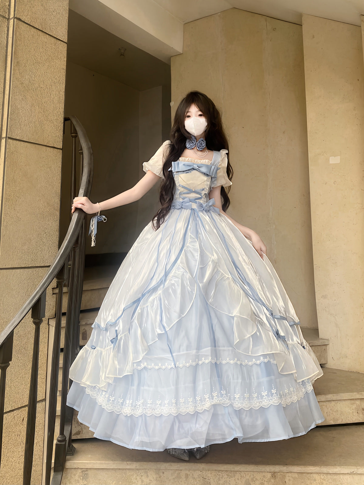 Lolita Formal Dress with Waist Bow