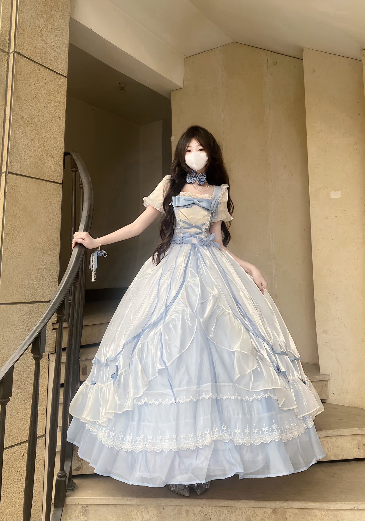 Lolita Formal Dress with Waist Bow