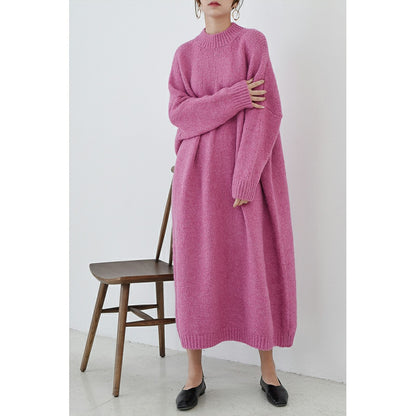Long Acrylic Sweater Dress