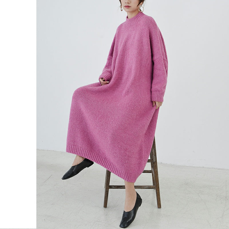 Long Acrylic Sweater Dress