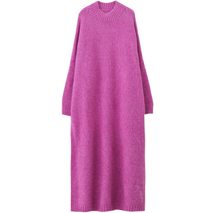 Long Acrylic Sweater Dress