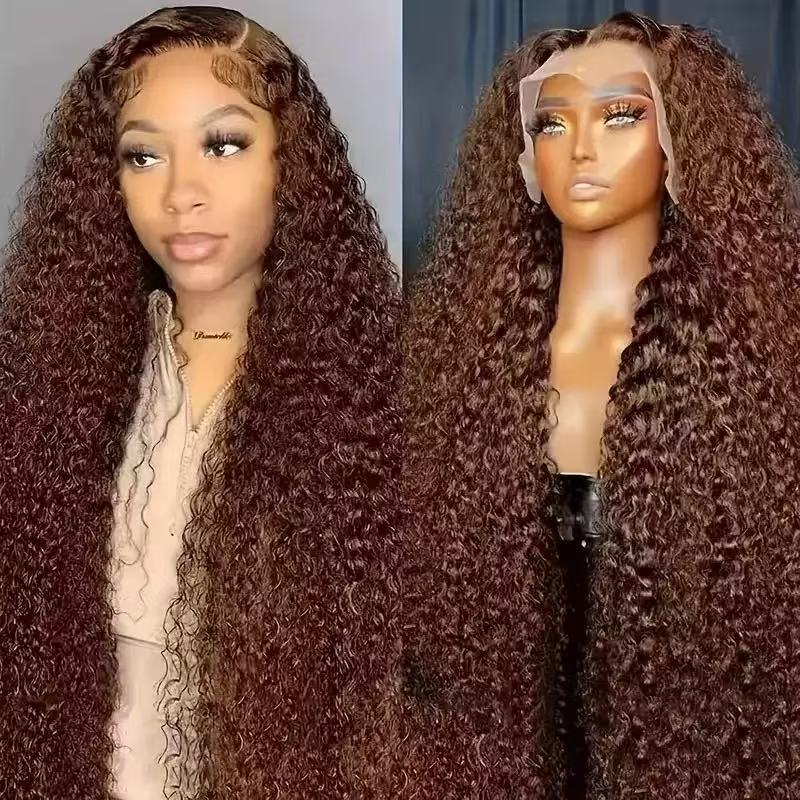 Long Curly Front Lace Synthetic Wig
