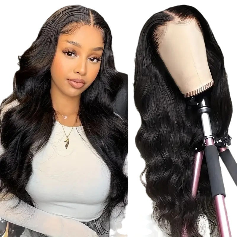 Long Curly Front Lace Synthetic Wig