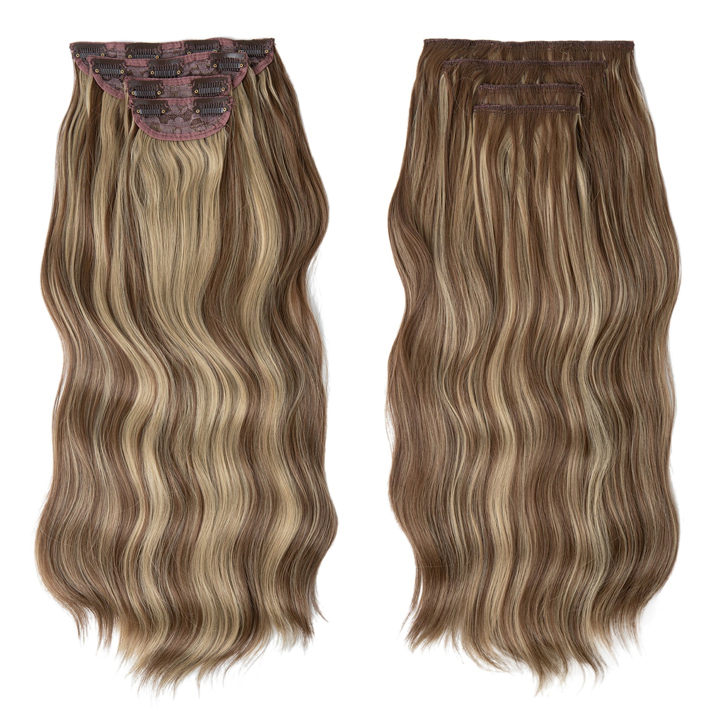 Long curly hair extensions