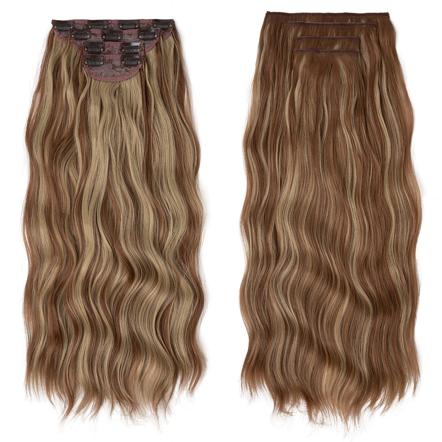 Long curly hair extensions