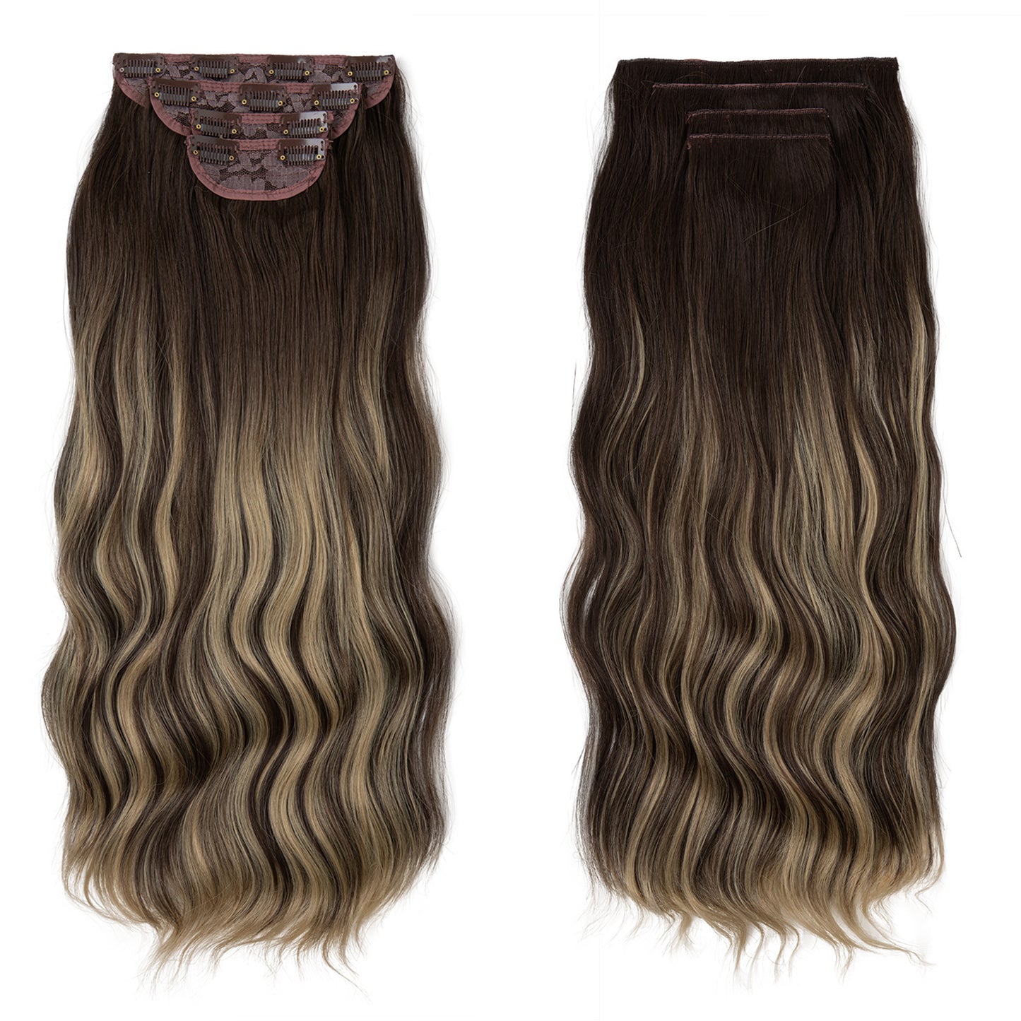 Long curly hair extensions