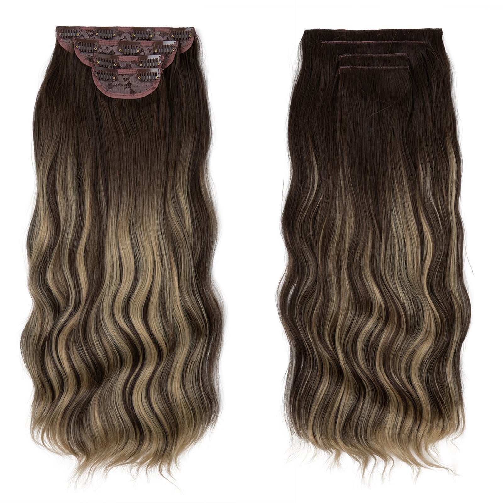 Long curly hair extensions