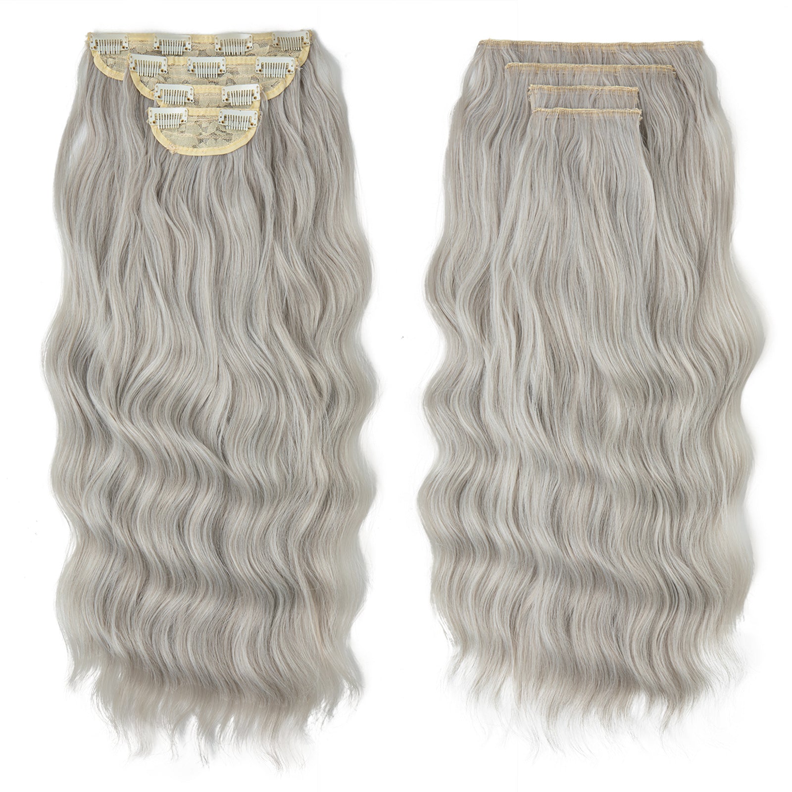 Long curly hair extensions