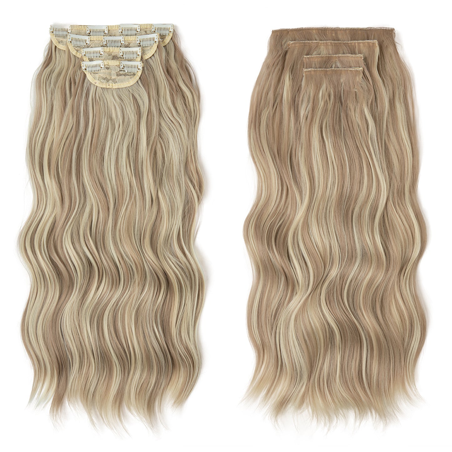 Long curly hair extensions