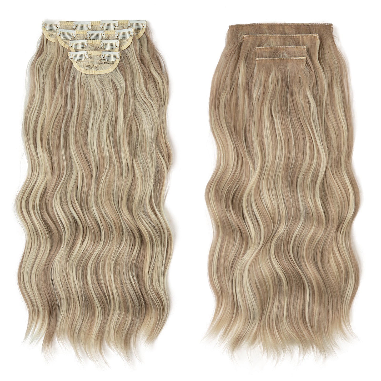 Long curly hair extensions